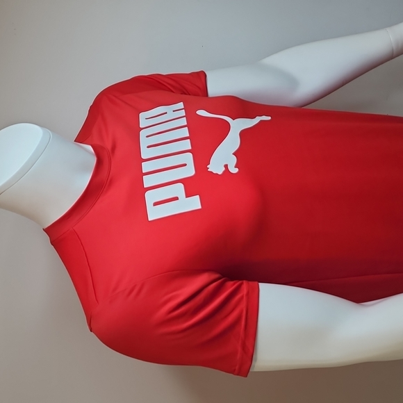 PUMA T-SHIRT "HIGH RISK ROUGE" COLOR - Picture 3 of 11